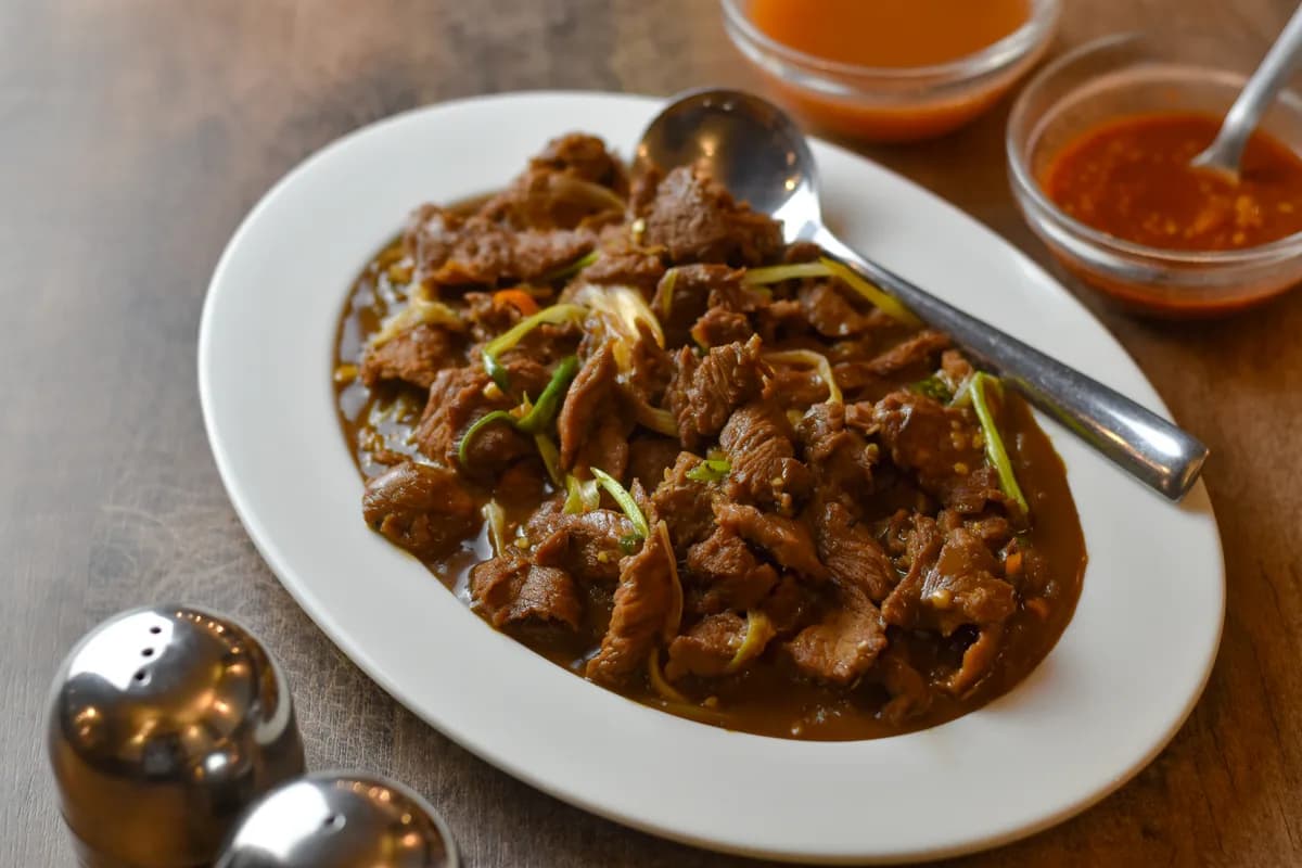 Beef in Blackbean Sauce