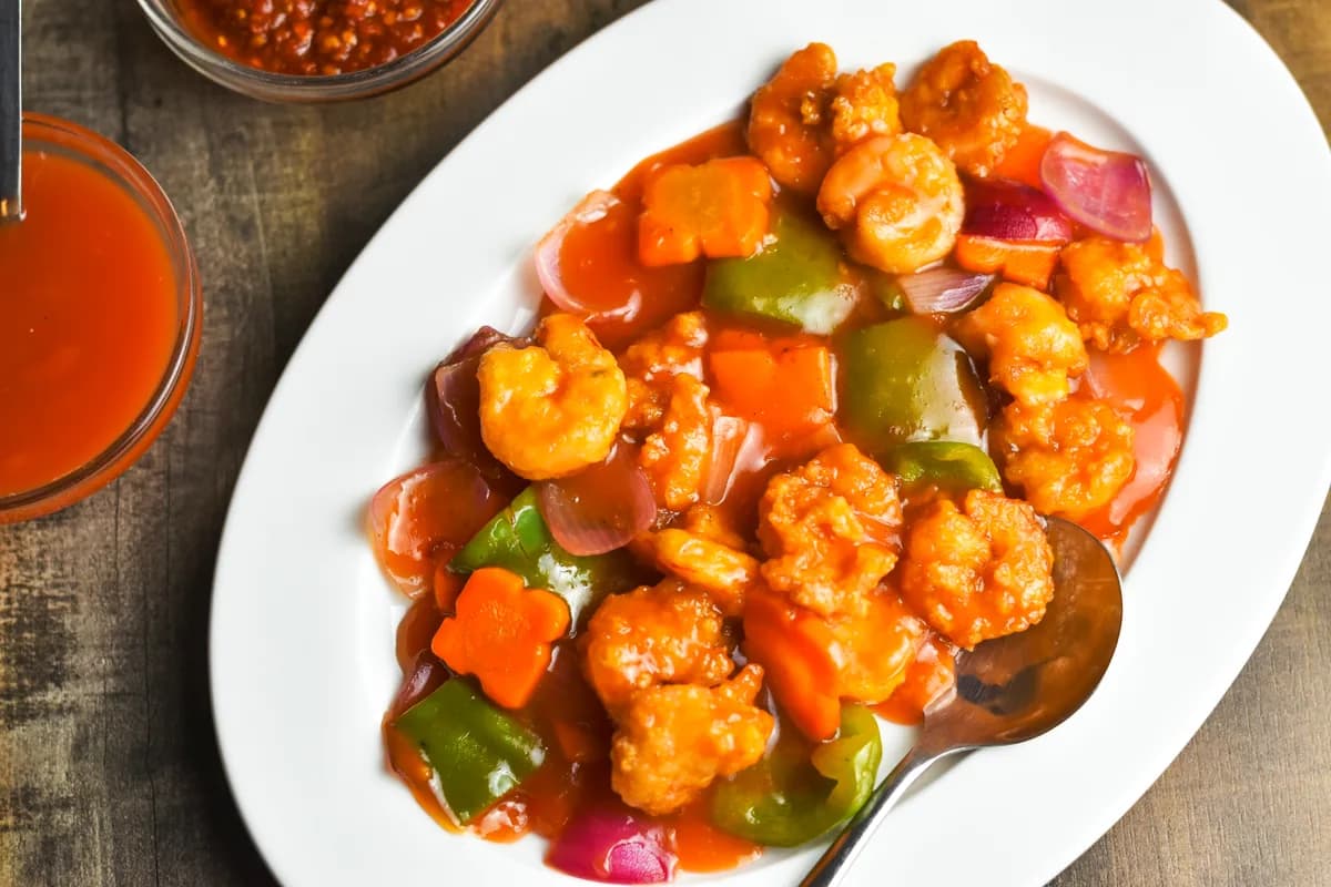 Sweet & Sour Prawns
